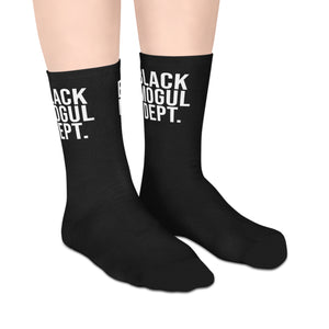 Black Mogul Dept. Mid-length Socks