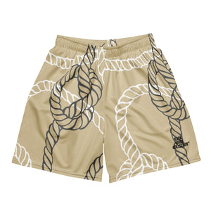 Gold Ropes Unisex mesh shorts