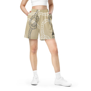 Gold Ropes Unisex mesh shorts