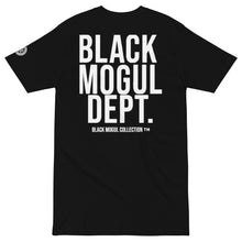 Load image into Gallery viewer, Black Mogul Dept. Unisex premium heavyweight tee

