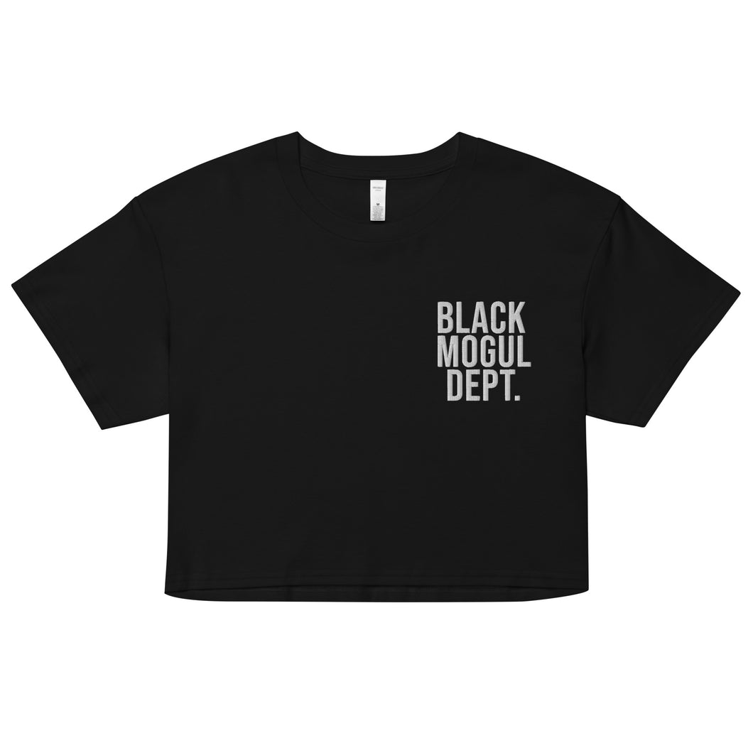 Black Mogul Dept. Women’s crop top