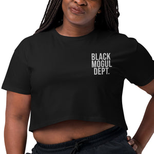 Black Mogul Dept. Women’s crop top