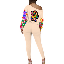 Load image into Gallery viewer, Flower Bomb Women&#39;s Two Piece Trousers Set
