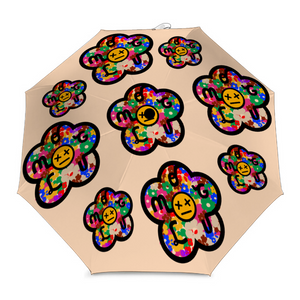Flower Bomb 3 Folding UV Umbrella