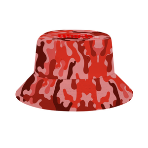 BMCLUB Red Camo Bucket Hat