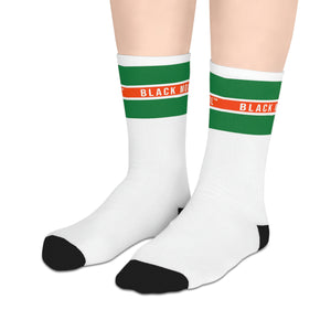 Black Mogul Hurricane Stripe Mid-length Socks