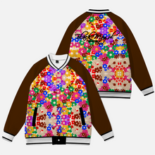 Load image into Gallery viewer, Flower Bomb Unisex Slim Fit Thin Baseball Jacket
