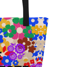Load image into Gallery viewer, Flower Bomb Large Tote Bag
