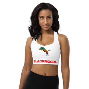Black Mogul Tigresse' Longline sports bra