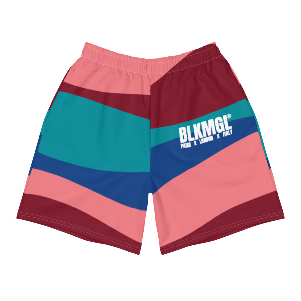 BLKMGL Men's Athletic Long Shorts