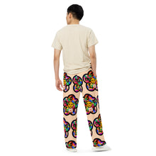 Load image into Gallery viewer, Flower Bomb Reversible unisex wide-leg pants
