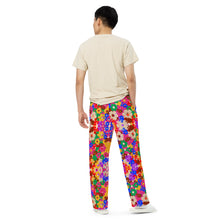 Load image into Gallery viewer, Flower Bomb unisex wide-leg pants
