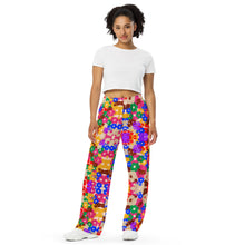 Load image into Gallery viewer, Flower Bomb unisex wide-leg pants
