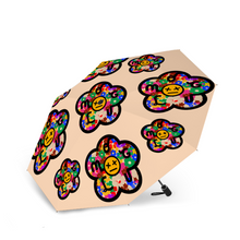 Load image into Gallery viewer, Flower Bomb 3 Folding UV Umbrella

