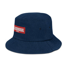 Load image into Gallery viewer, Black Mogul Supreme Denim bucket hat
