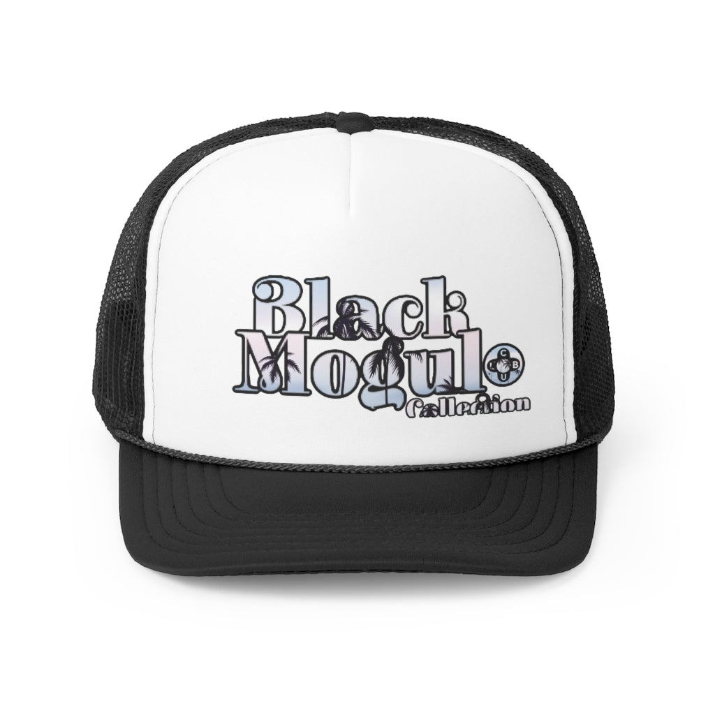 Black Mogul Palm Trees Club Trucker Cap