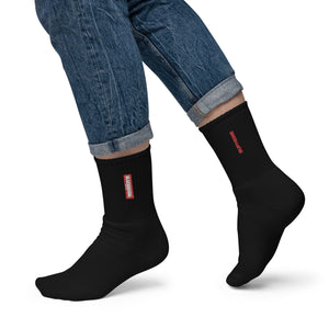 Black Mogul Supreme Embroidered socks