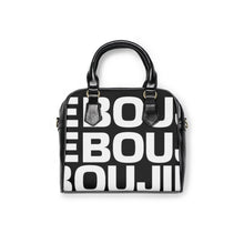 Load image into Gallery viewer, Black Mogul Boujie Shoulder Handbag
