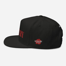 Load image into Gallery viewer, Black Mogul Luxury Red Roses Flat Bill Cap

