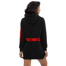 Load image into Gallery viewer, Black Mogul Just Own It Hoodie dress
