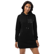 Load image into Gallery viewer, Black-Out Mogul Friday Hoodie dress
