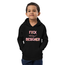 Load image into Gallery viewer, FXCK DESIGNER Kids eco hoodie
