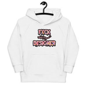FXCK DESIGNER Kids eco hoodie