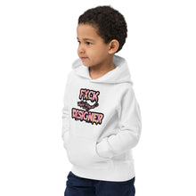 Load image into Gallery viewer, FXCK DESIGNER Kids eco hoodie
