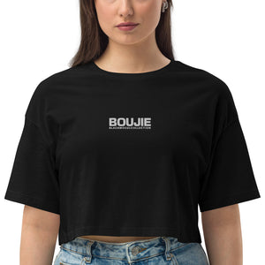 Boujie Loose drop shoulder crop top