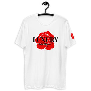 Black Mogul Luxury Red Roses Short Sleeve T-shirt