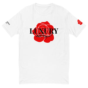 Black Mogul Luxury Red Roses Short Sleeve T-shirt
