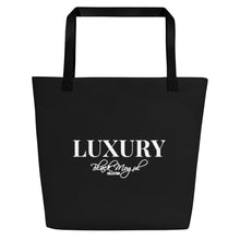 Load image into Gallery viewer, Black Mogul Luxury Beach Bag
