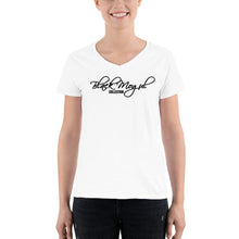 Load image into Gallery viewer, Black Mogul Collection Women&#39;s Casual V-Neck Shirt
