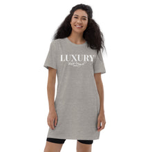 Load image into Gallery viewer, Black Mogul Luxury  cotton t-shirt dress
