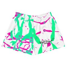 Load image into Gallery viewer, Black Mogul Drip Women&#39;s Athletic Short Shorts
