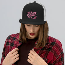 Load image into Gallery viewer, Black Mogul Girls Trucker Cap
