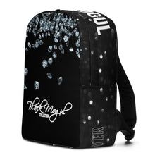 Load image into Gallery viewer, Black Mogul ( Diamonds Are Forever )Minimalist Backpack
