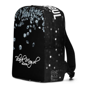 Black Mogul ( Diamonds Are Forever )Minimalist Backpack