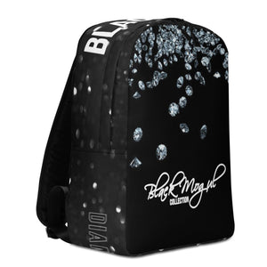 Black Mogul ( Diamonds Are Forever )Minimalist Backpack