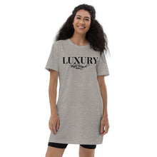 Load image into Gallery viewer, Black Mogul Luxury cotton t-shirt dress
