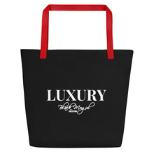 Load image into Gallery viewer, Black Mogul Luxury Beach Bag
