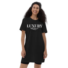 Load image into Gallery viewer, Black Mogul Luxury  cotton t-shirt dress
