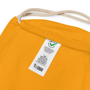 Flower Bomb Organic cotton drawstring bag