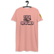 Load image into Gallery viewer, FXCK DESIGNER Organic cotton t-shirt dress
