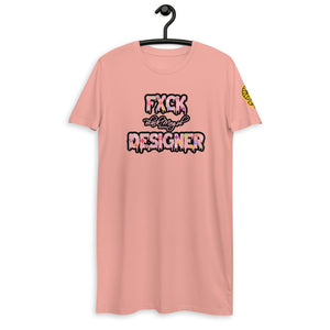 FXCK DESIGNER Organic cotton t-shirt dress