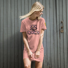 Load image into Gallery viewer, FXCK DESIGNER Organic cotton t-shirt dress
