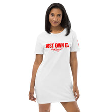 Load image into Gallery viewer, Black Mogul Just Own It Organic cotton t-shirt dress
