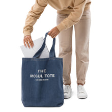 Load image into Gallery viewer, The Mogul denim tote Large bag
