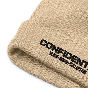 Confidential Ribbed knit beanie