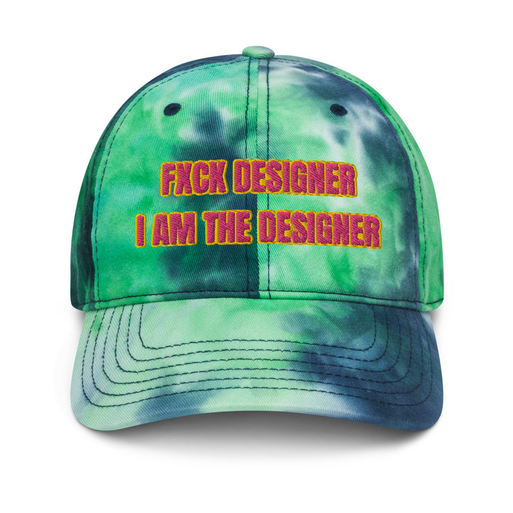FXCK DESIGNER Tie dye hat
